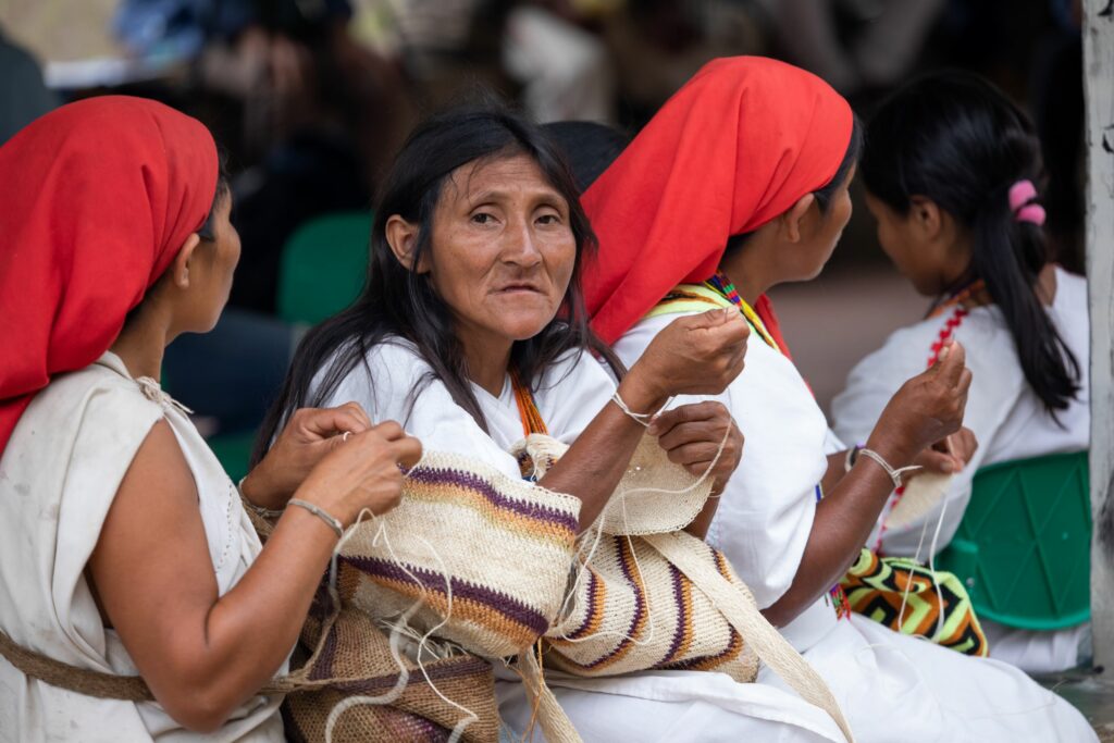 Women from Sierra Nevada de Santa Marta. Credit: Rodrigo Duran, Parques Nacionales. Women from Sierra Nevada de Santa Marta. Credit: Rodrigo Duran, Parques Nacionales.