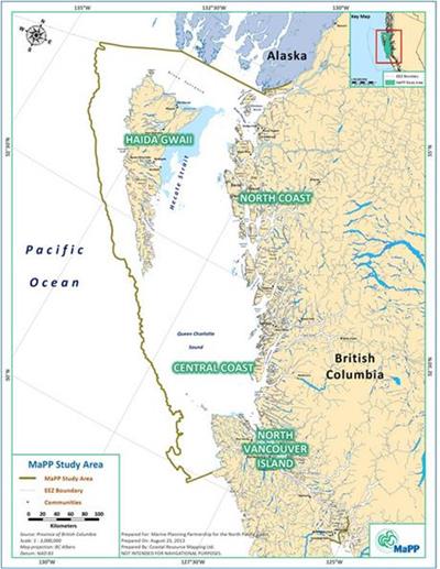 MaPP Study Area Map