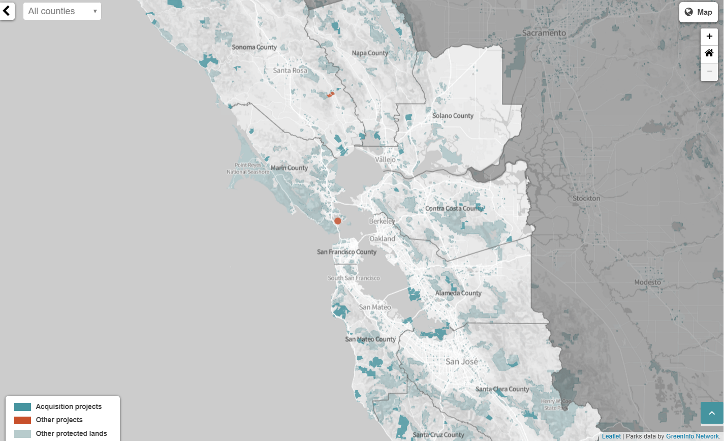 SF Bay Area Conservation Map_screenshot